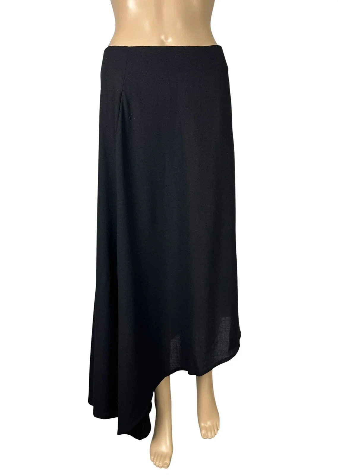 Ann Demeulemeester Asymmetrical Maxi Skirt Wool size 38
