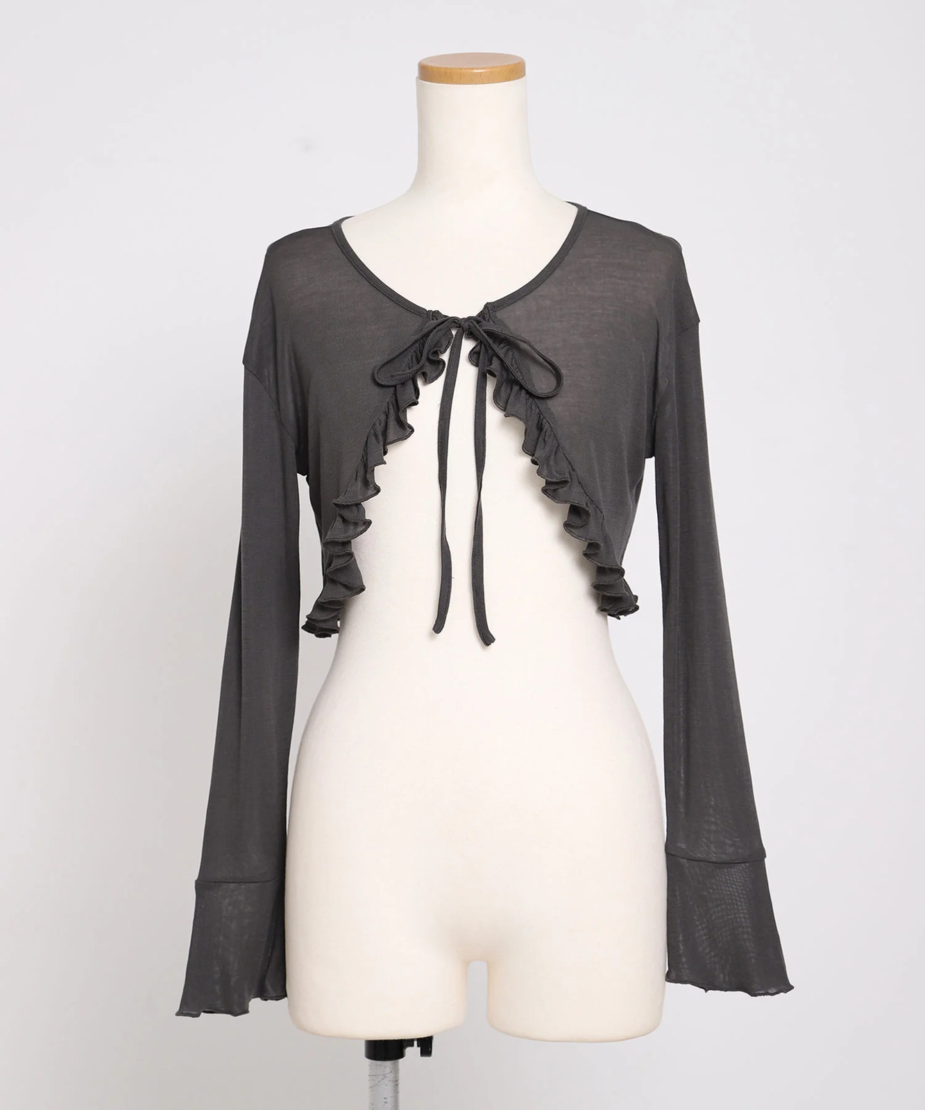 5 Way sheer bolero set tiered long cami dress Jirai New