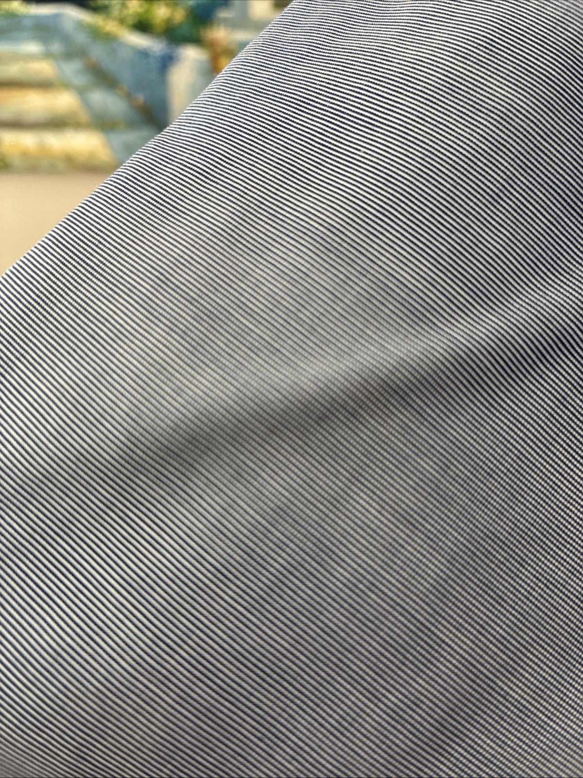 Brooks Brothers Men’s Dress Shirt Blue Striped 15.5-4/5