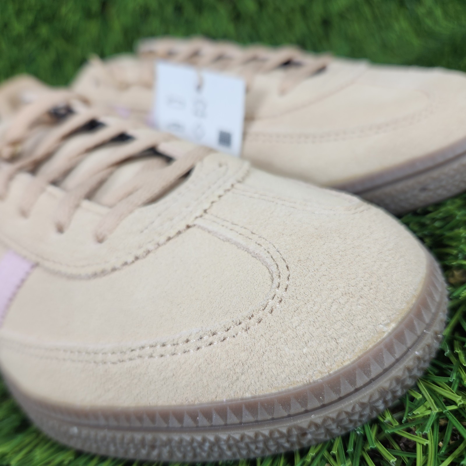 Adidas Handball Spezial Womens Suede Beige Pink Tan Brown Bottom Original JI2651