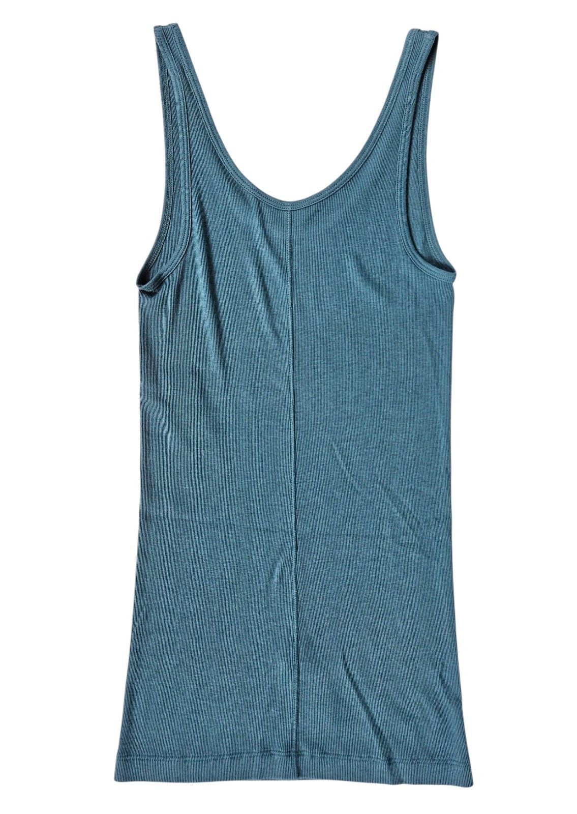 New Vince Scoop Neck Ribbed Tank Top Blue Waltz Women’s Size Small $68