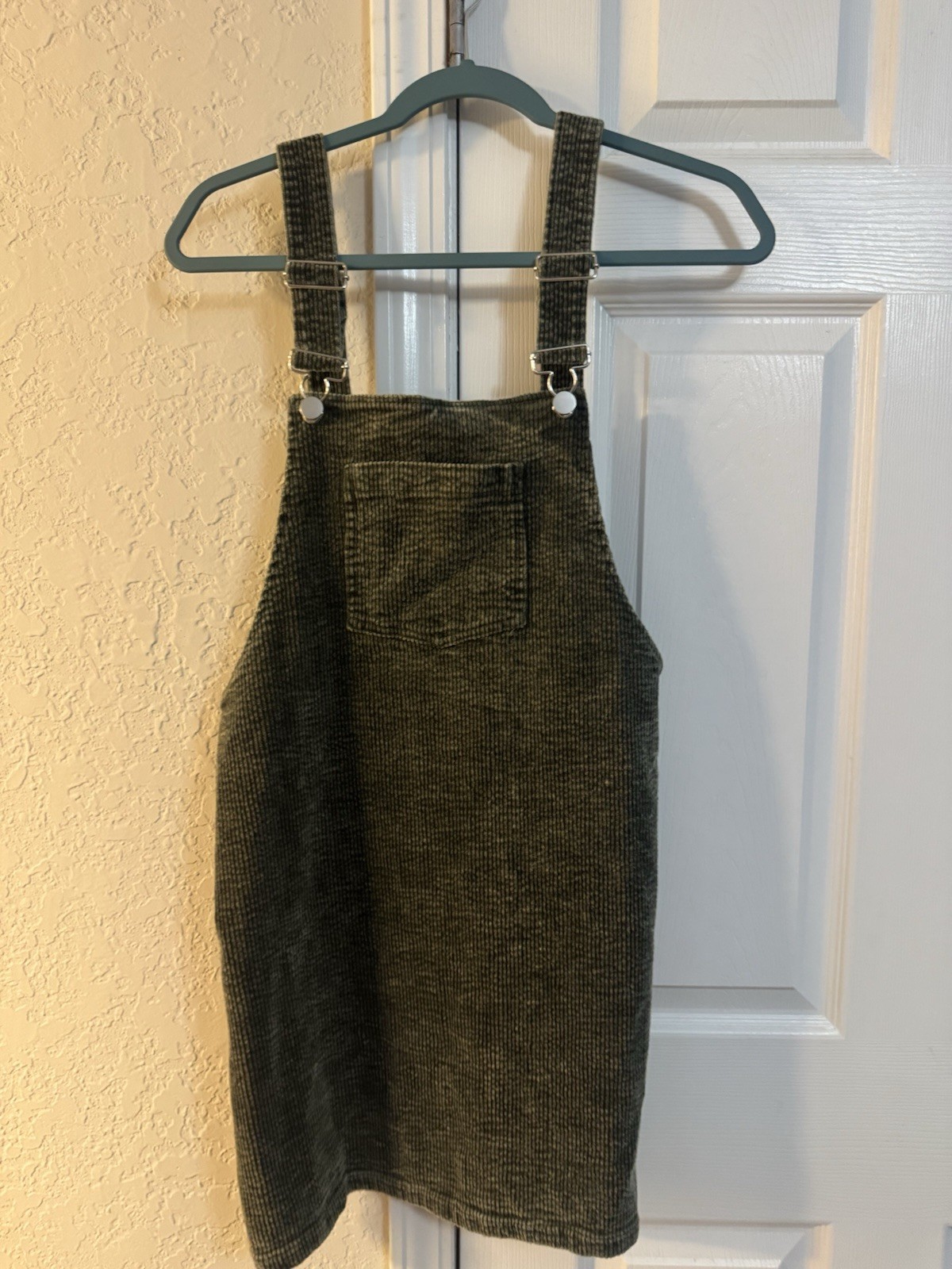 Molly Green Overall Corduroy Green Dress Size Medium