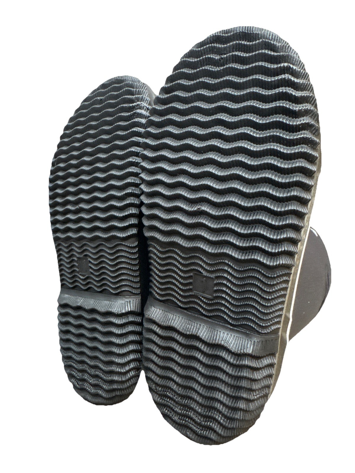 HISEA Kids Neoprene Rubber Rain Boots Black Waterproof Size US 1 NWT