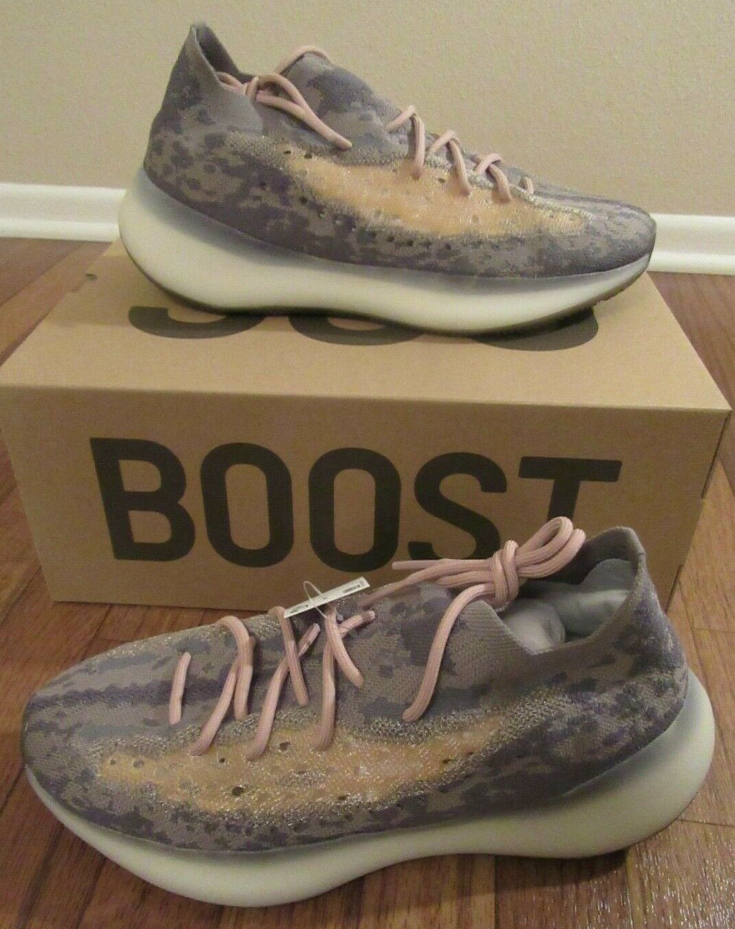 Adidas Yeezy Boost 380 Size 11.5 Mist Mist Mist FX9764 Kanye YZY Brand New NIB