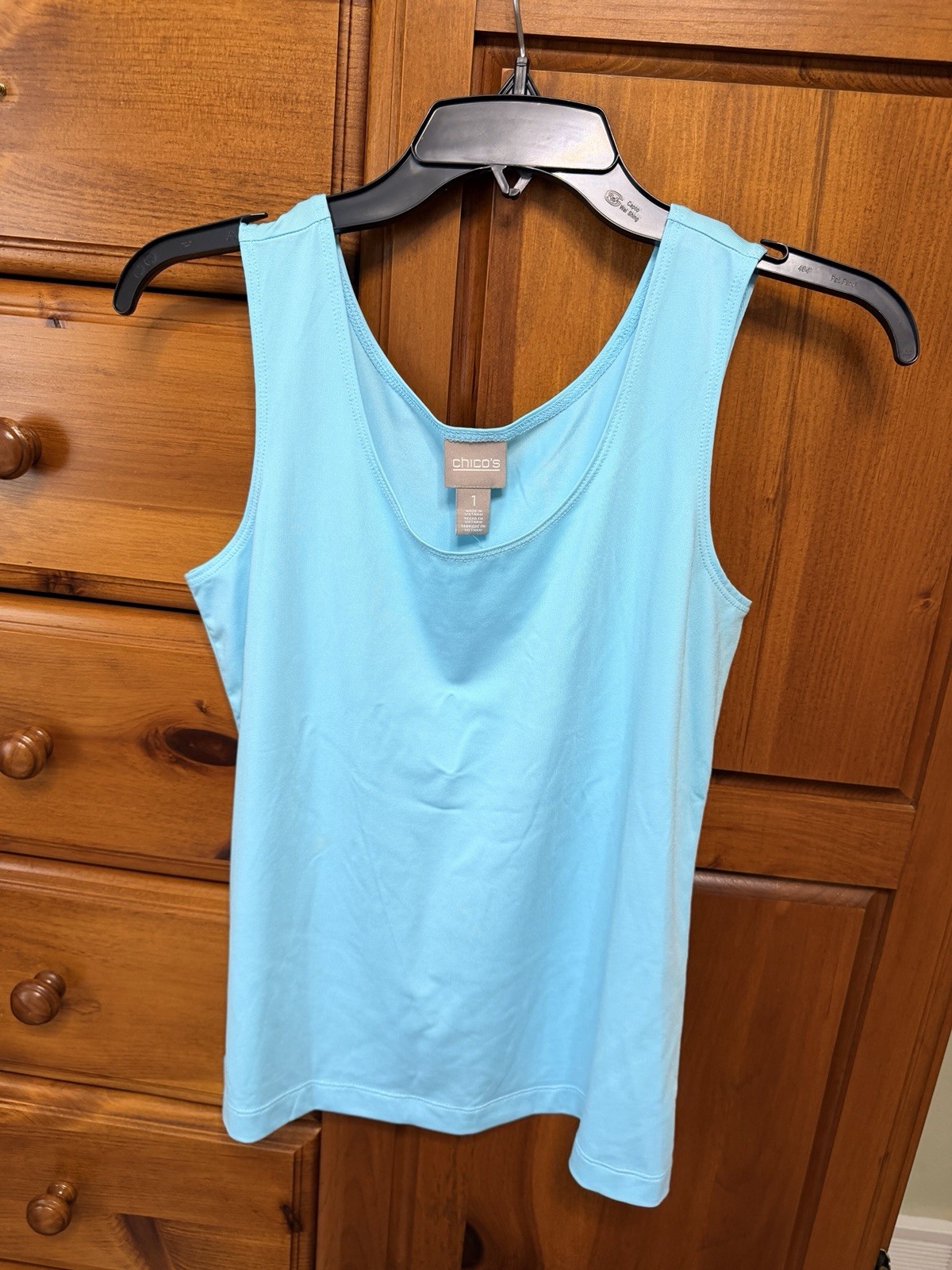 Chico’ Linen Like Fabric Zip Front Women’s Top Size New with tags