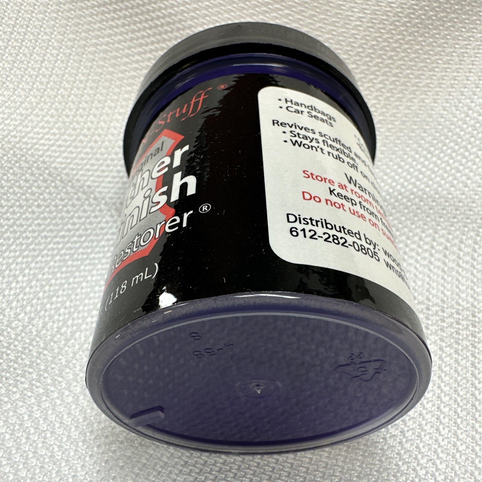 Leather Refinish Sofa Handbag Shoe Belt Leather Color Dye 4 oz – Multiple Colors