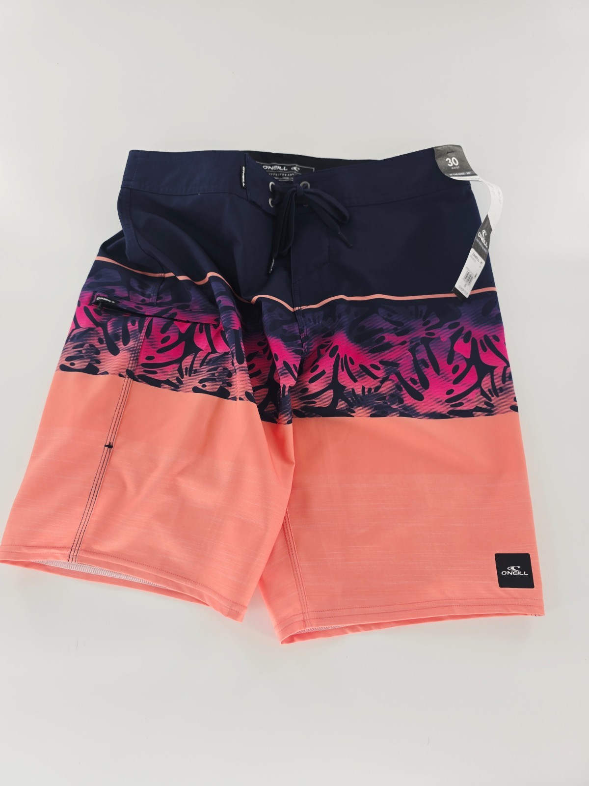 O’Neill Men’s Hyperfreak Heat Block 20 At The Knee 20″ Boardshorts Size 32 New