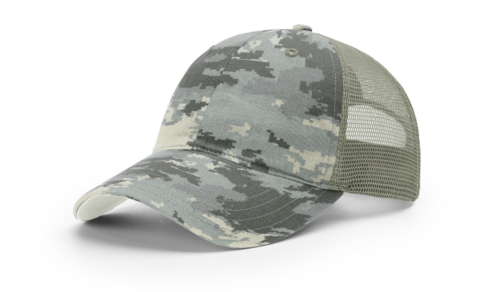 Richardson 111P Snapback Hat Garment Washed Printed Trucker Cap