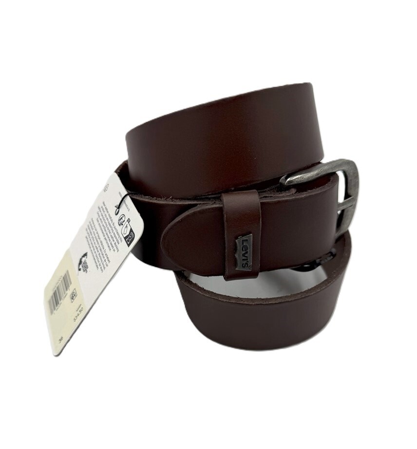 Levi’s Men’s 1.49 In (38MM) Bovine Leather Belt Dark Brown (Size 40) 8431