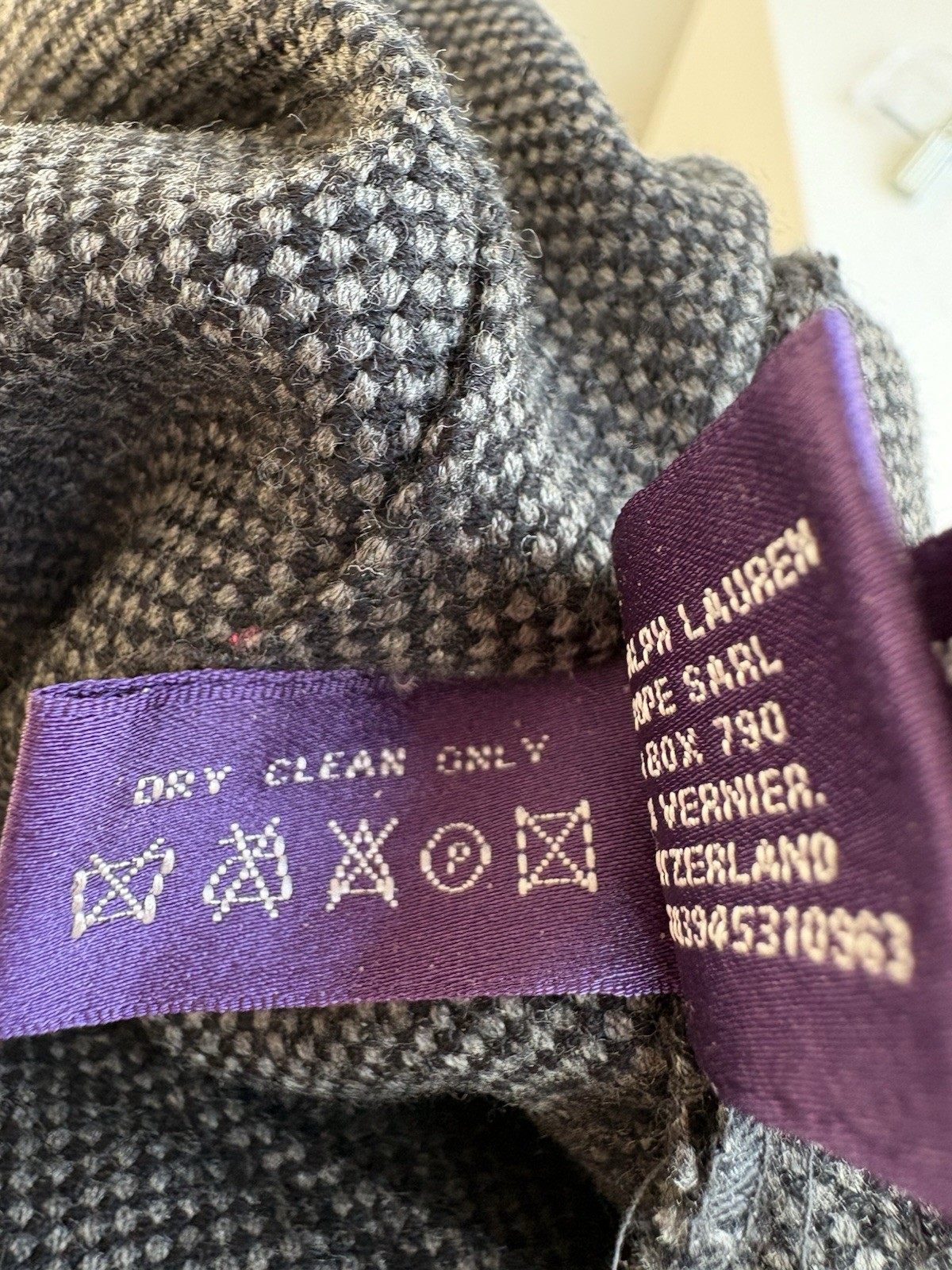 Ralph Lauren Purple Label 100% Fleece Wool Wide Leg Pants Women’s Size 6