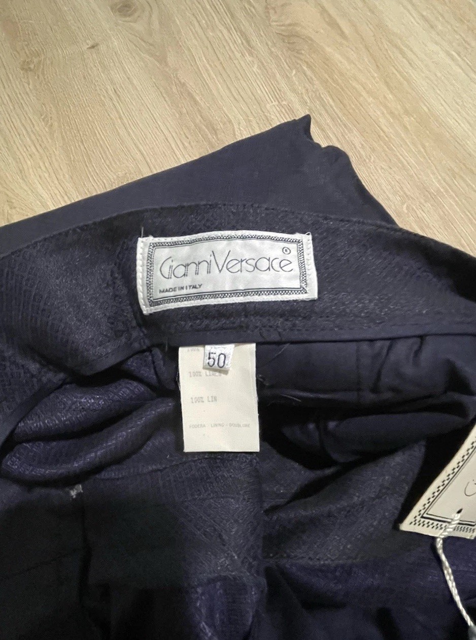 Gianni Versace pants size 50 color blue