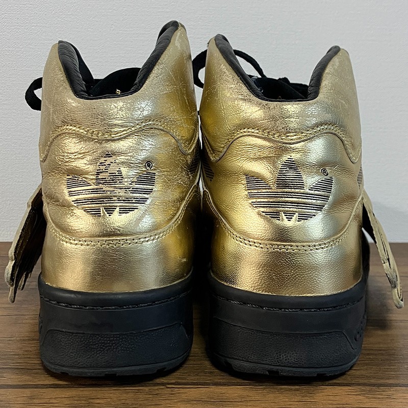 Adidas Jeremy Scott JS Wings Metallic Gold 2008 G04653 Size 8.5 RARE