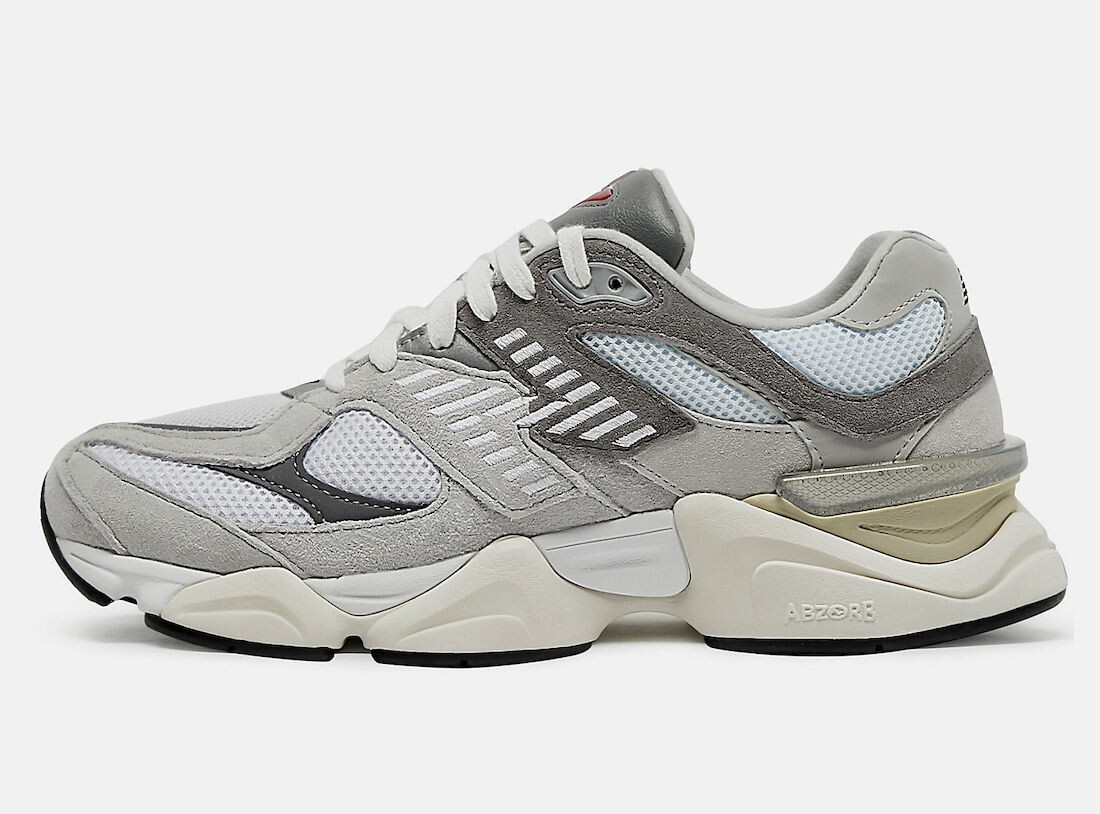 New Balance 9060 Rain Cloud Grey Mens Grey Sports Sneaker U9060GRY