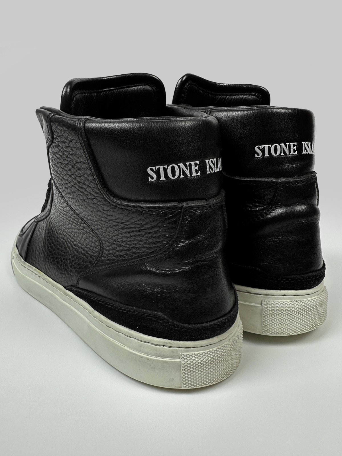 Stone Island x Diemme Leather High-Top Sneakers Trainers Men’s IT41/US8/UK7/EU41