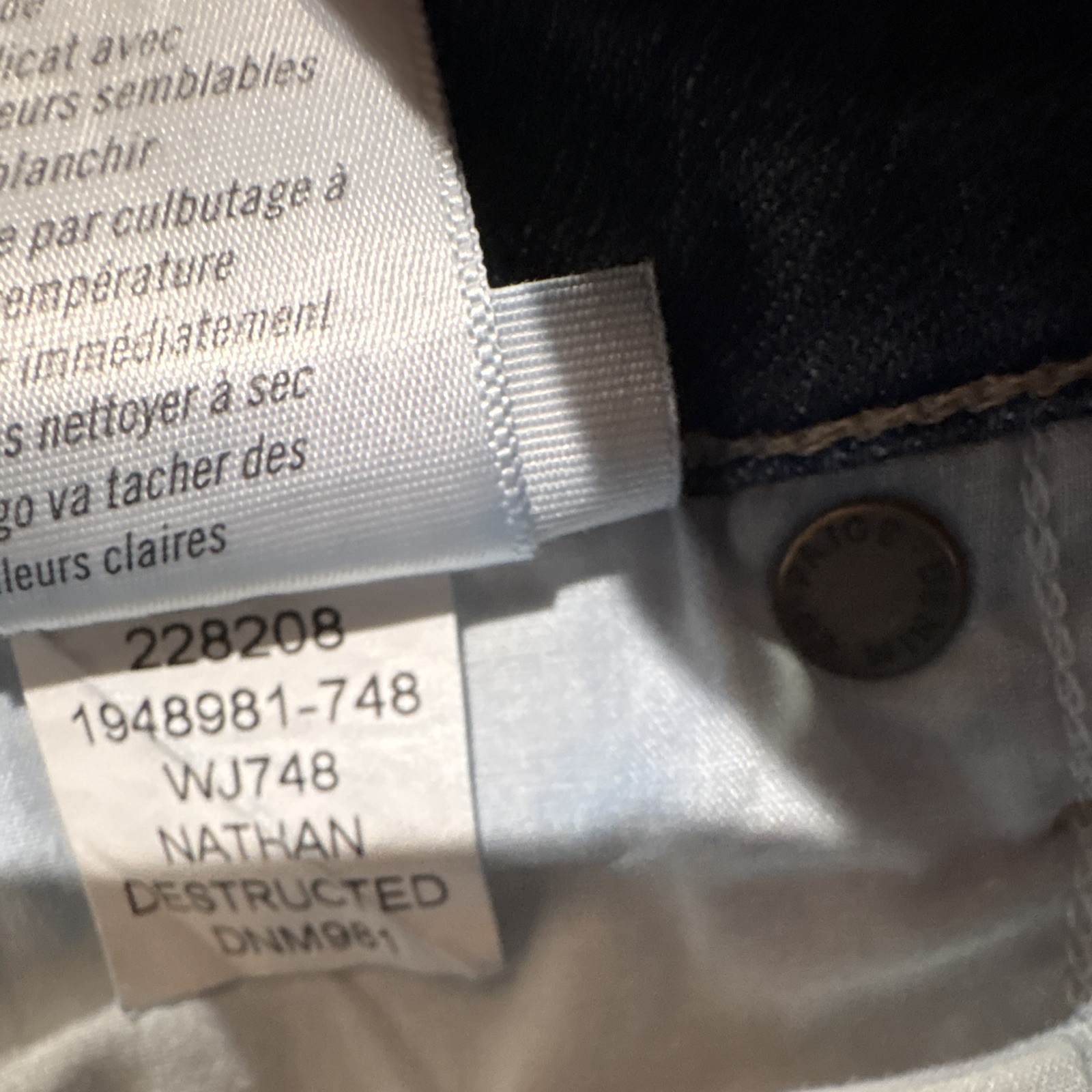 PAIGE Slim Cropped Jeans Medium Wash Distressed Stretch Mid Rise Blue 28 #J9