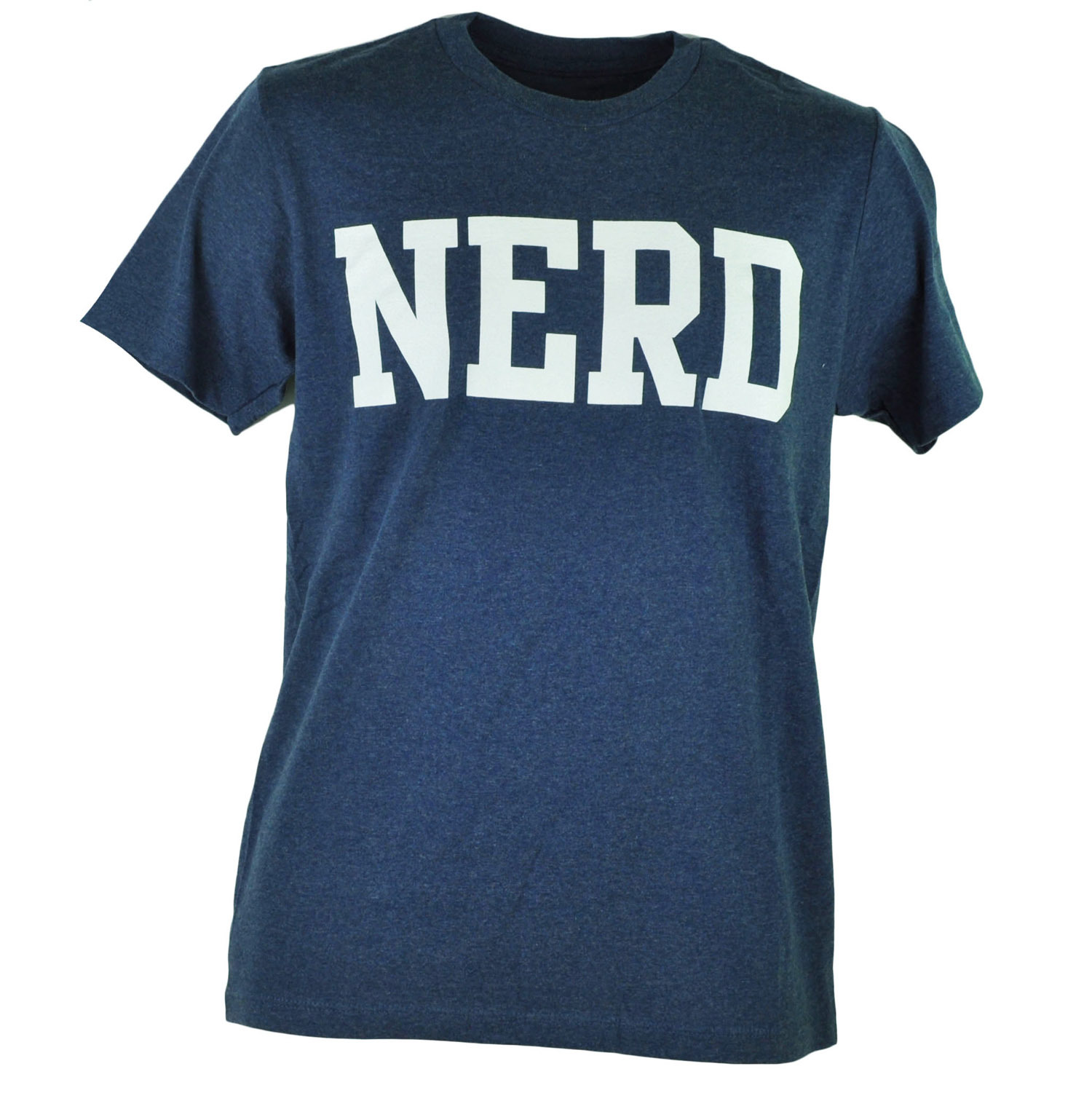 Urban Pipeline Nerd Text Funny Heather Navy Blue Adult Mens Tshirt Tee