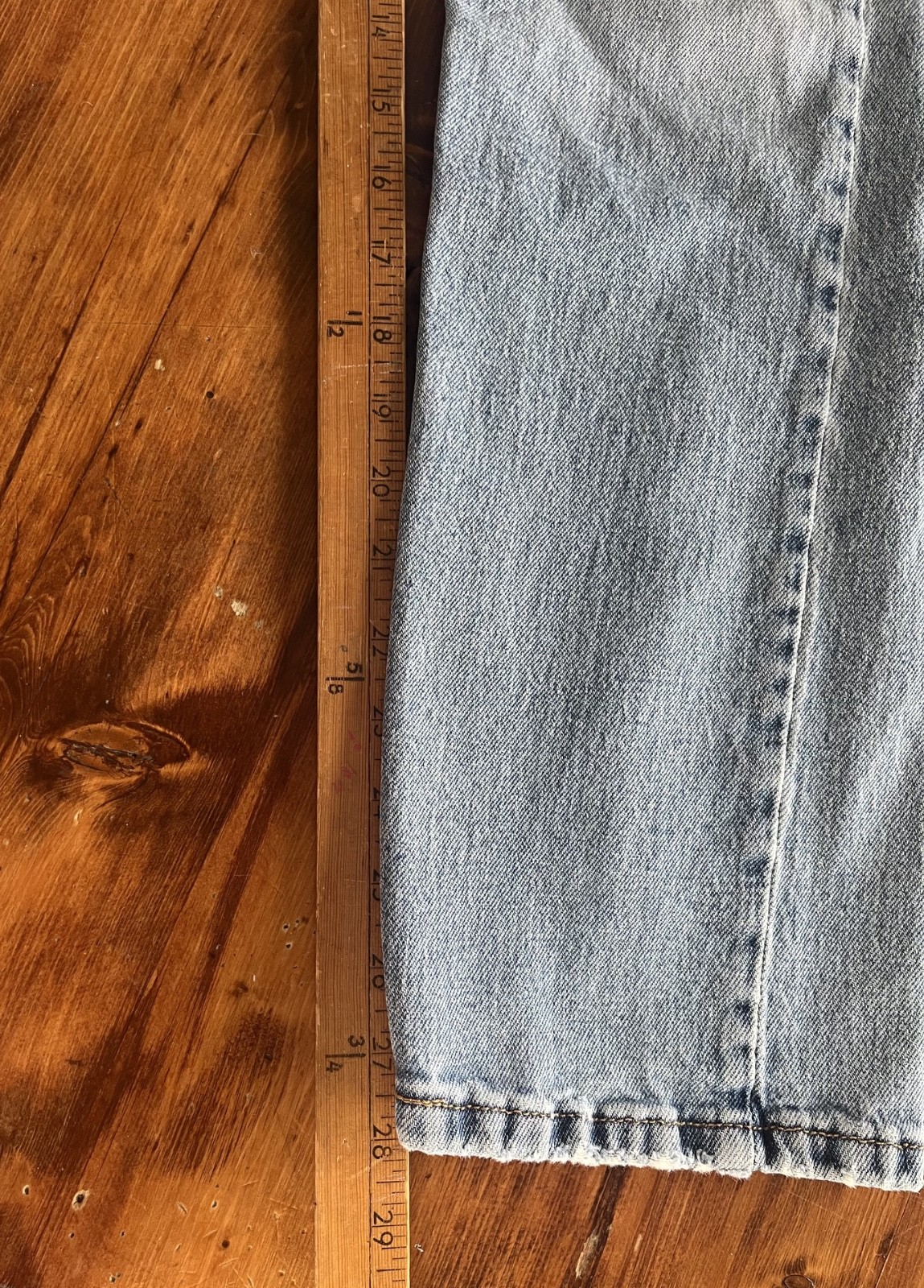 Lee Jeans Men’s Slim Fit Blue Medium Wash Denim Dungarees Workwear 32×29 (30×27)