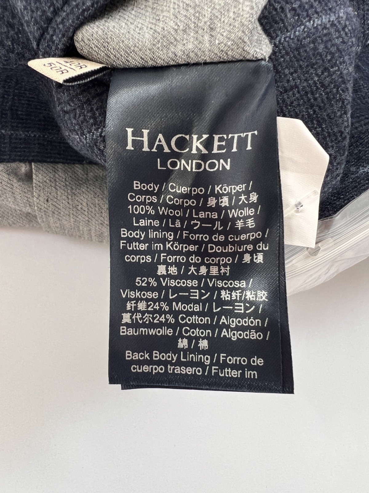 Hackett Mayfair Double Breasted Waistcoat Blue PoW Check BNWT RRP £275 Size 40″