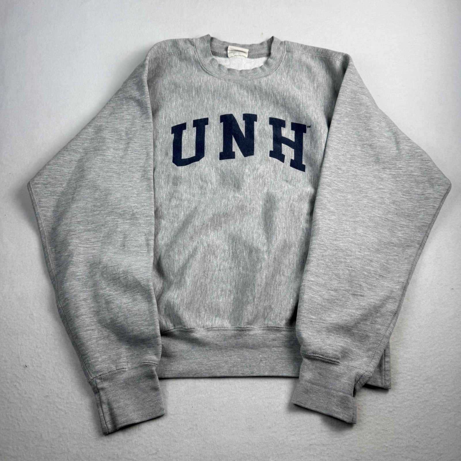 Y2K MV Sport Pro-Weave UNH University of New Hampshire Sweatshirt Gray Medium