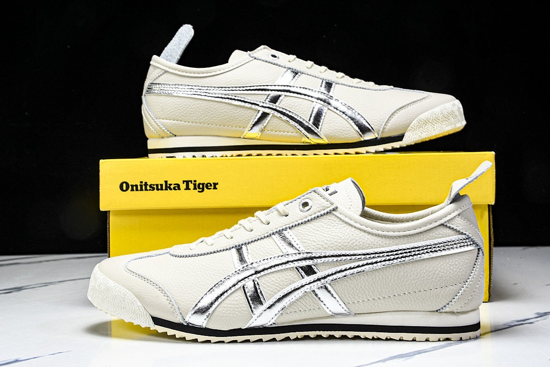 Onits*ka Tiger Mexico66 SD Birch Silver 1183A592-200 Unisex Size 4-11