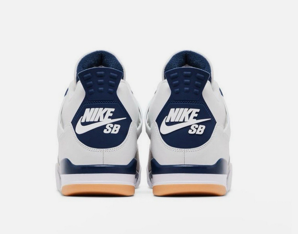 Mid Top Jordan 4 Retro SB “Navy Blue” Basketball Shoes US Men’s Size 7-12