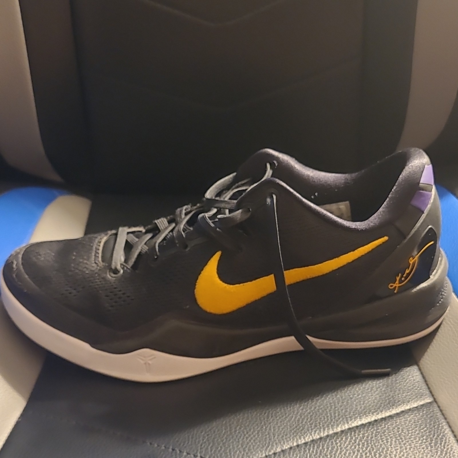 Nike Kobe 8 Protro Lakers Basketball Shoes Comes with original box HF9550-001