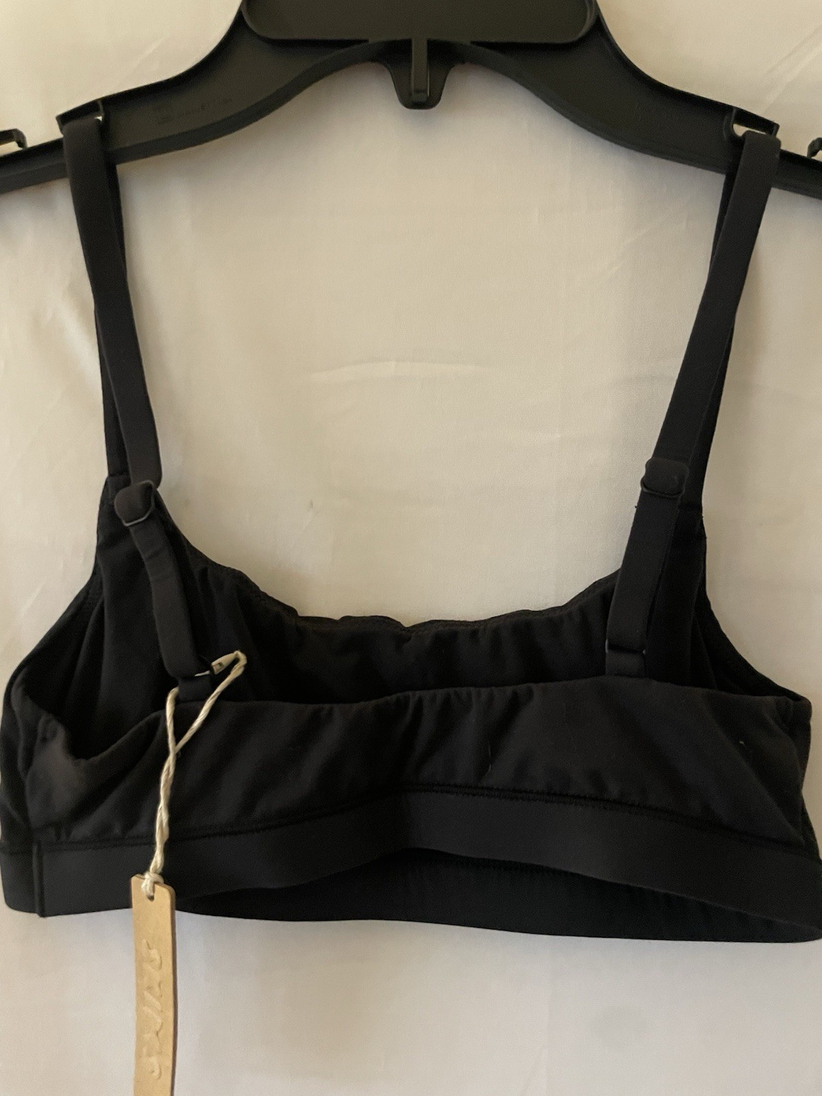 NWT Skims Fits Everybody Scoop Bralette Onyx Black, sz XS