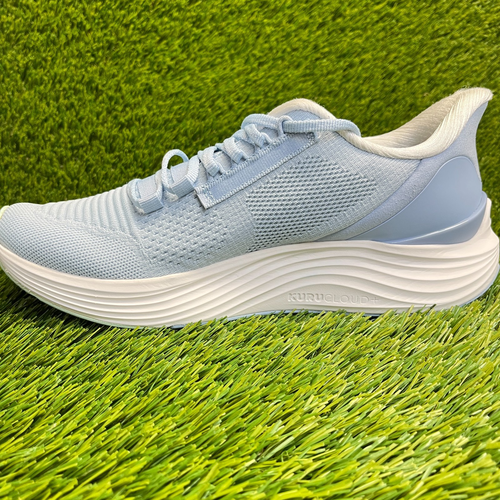 Kuru Atom 2 Womens Size 9.5D Blue White Athletic Running Walking Shoes Sneakers
