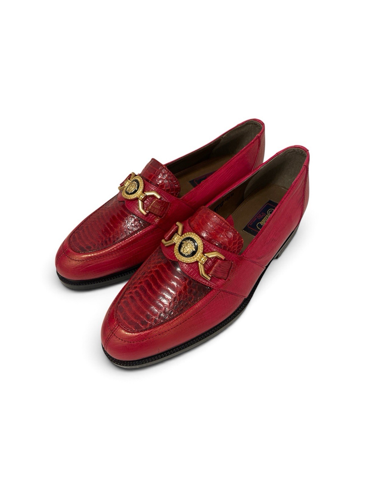 Exotic Fratelli Designer Genuine Snake Dress Shoes Men’s 10.5