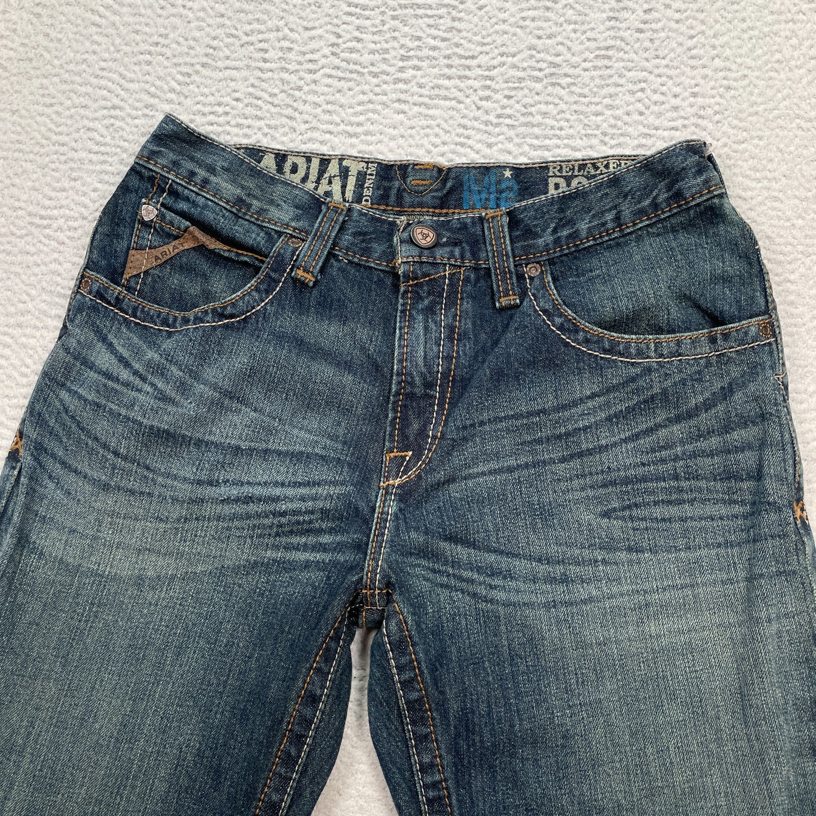 Ariat M2 Jeans Men’s 30×32 Blue Relaxed Boot Denim Work Wear