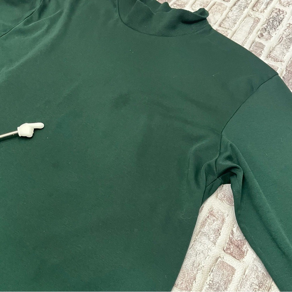 Vintage L.L. Bean Men’s Mock Neck Base Layer Shirt Single Stitch Made in USA XL