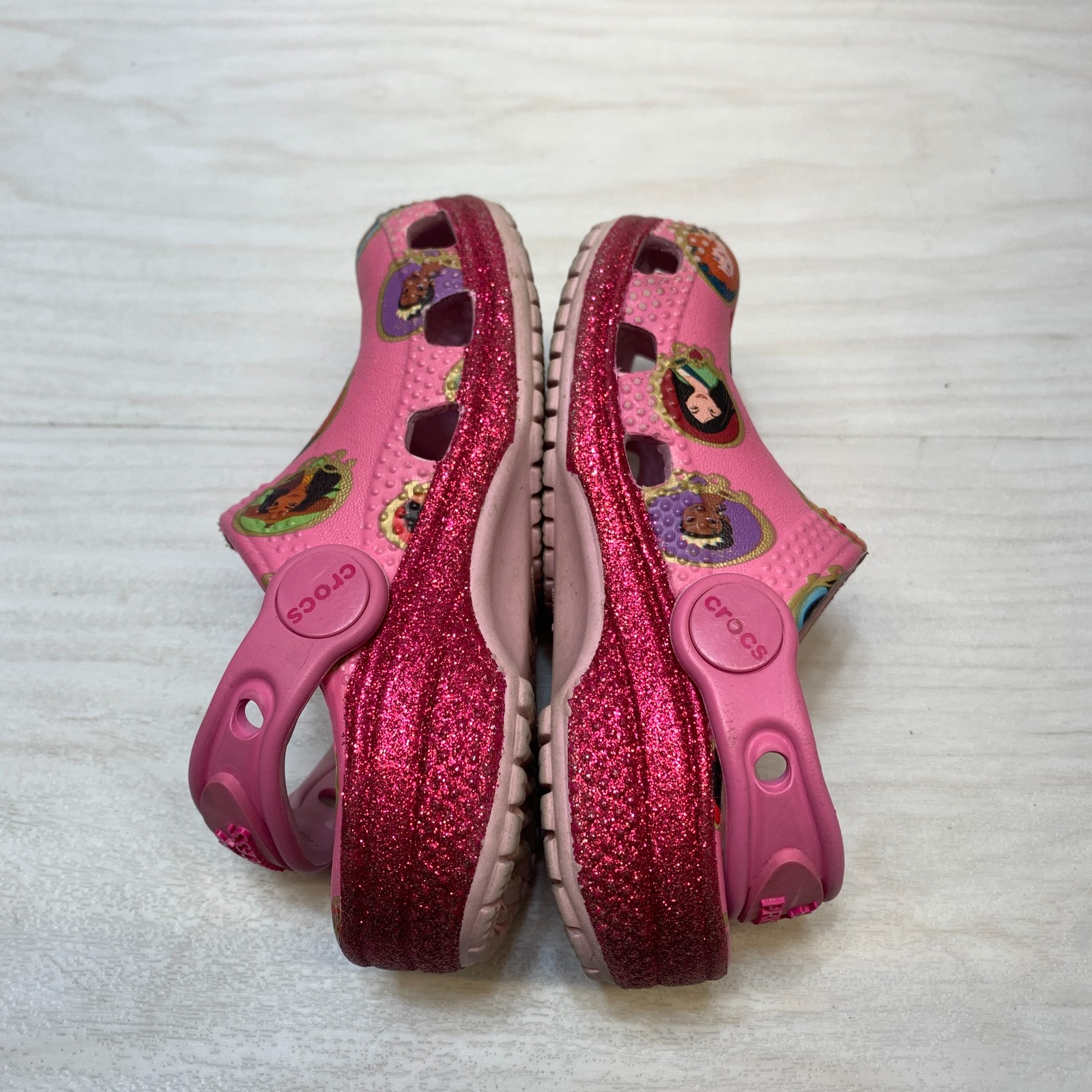 Crocs Disney Princess Clogs Unisex Child Size 6 Pink Classic Outdoor Casual