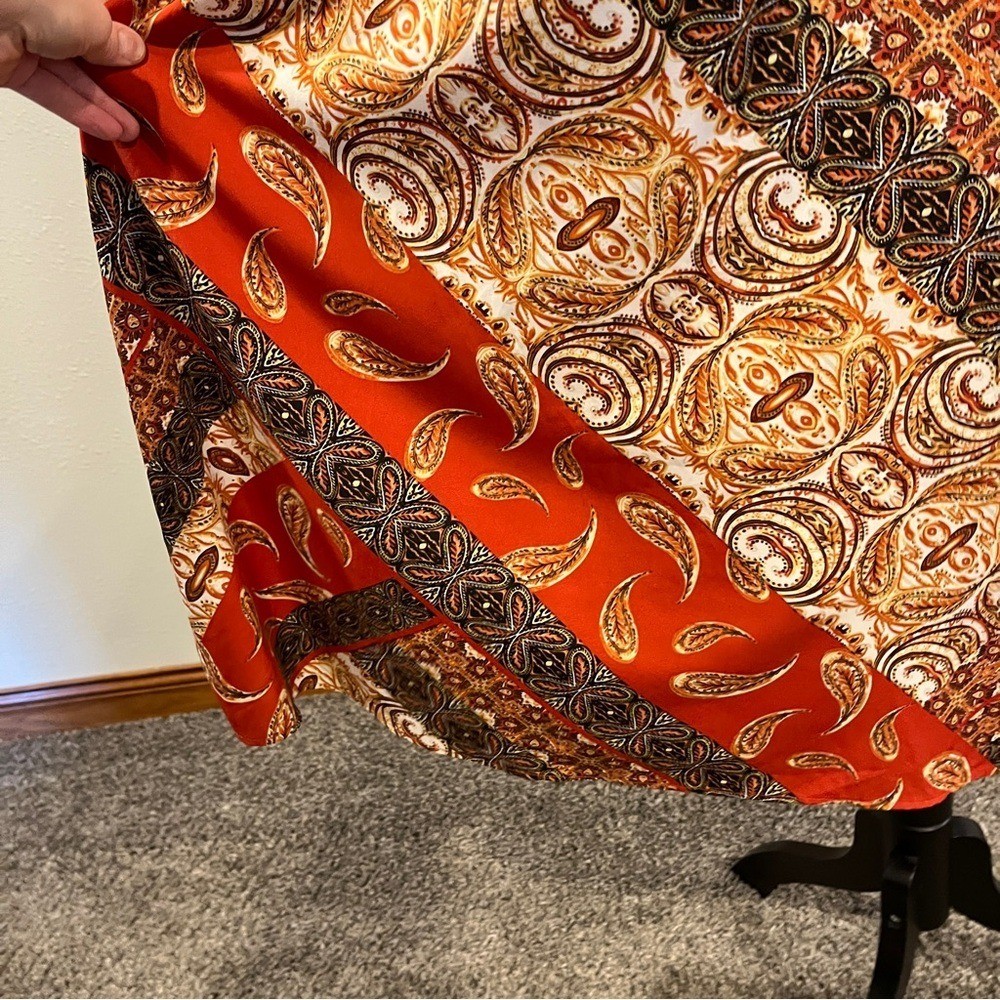 Shein Floral paisley Spaghetti Strap Maxi Dress size small