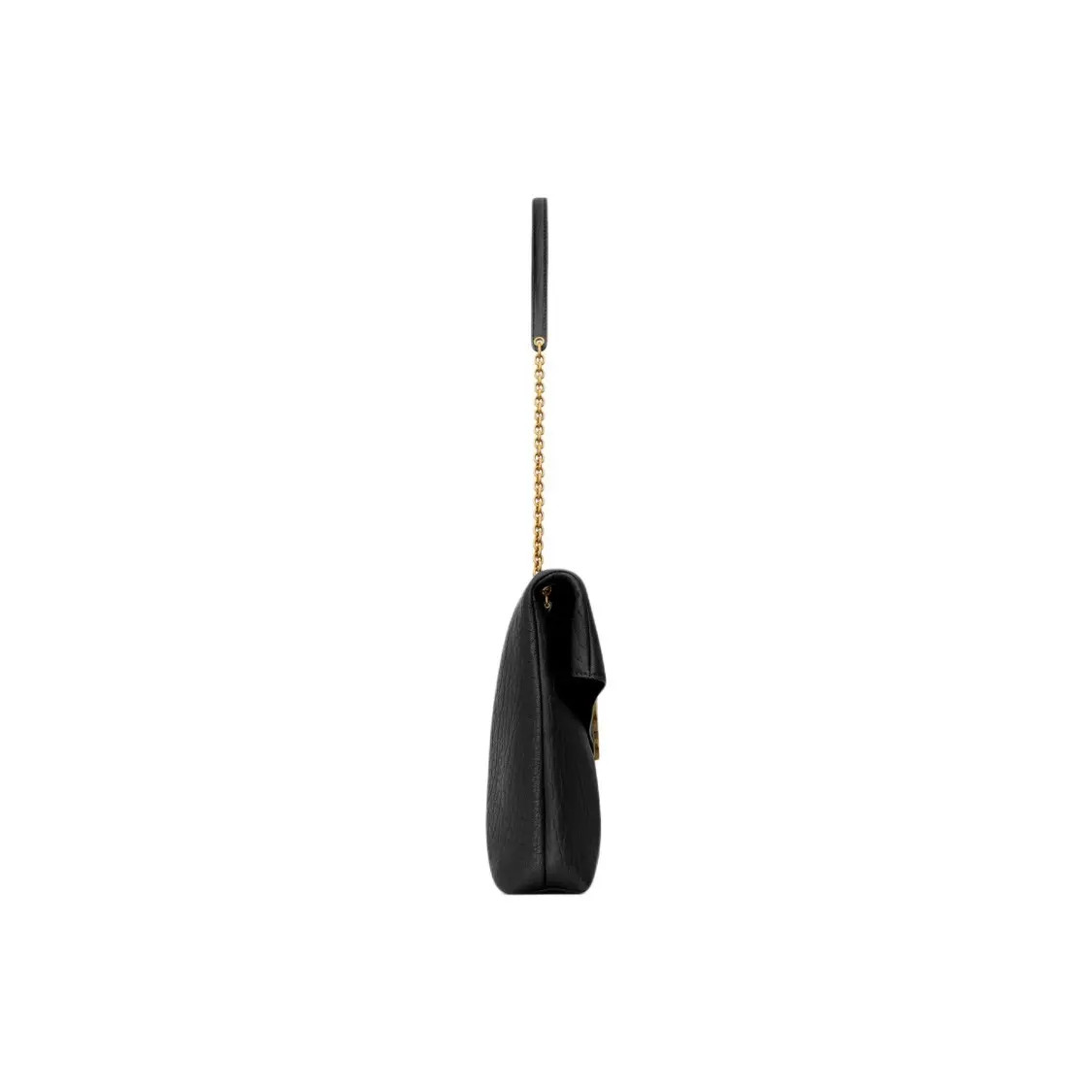 SAINT LAURENT CASSANDRE Shoulder Bag Oversized Women’s Black 13.7×1.1/1.6×8.6 in