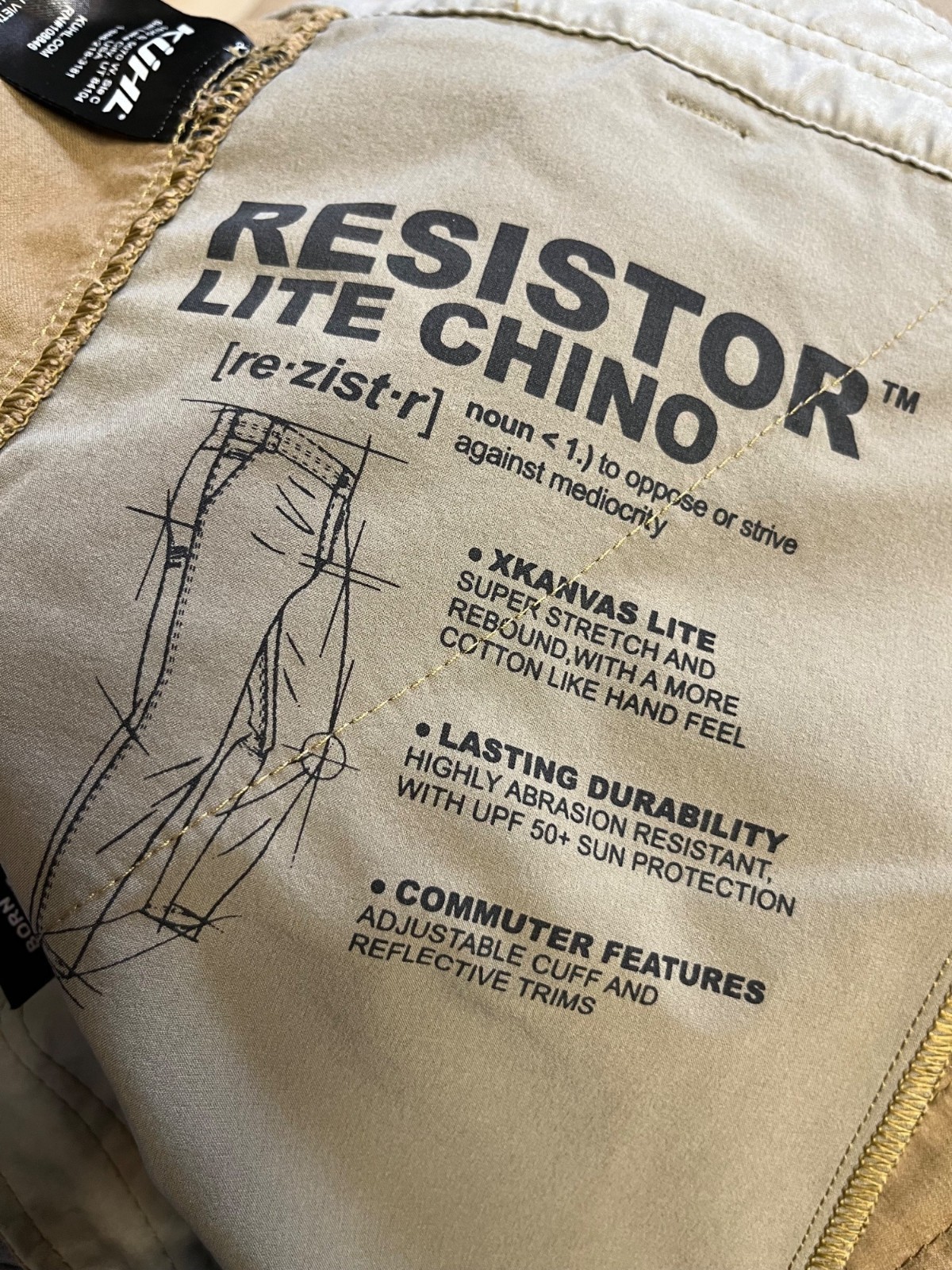 Kuhl Resistor Lite Chino Pants Brown Mens Tag 38×32 Actual 38×30.5 Stretch
