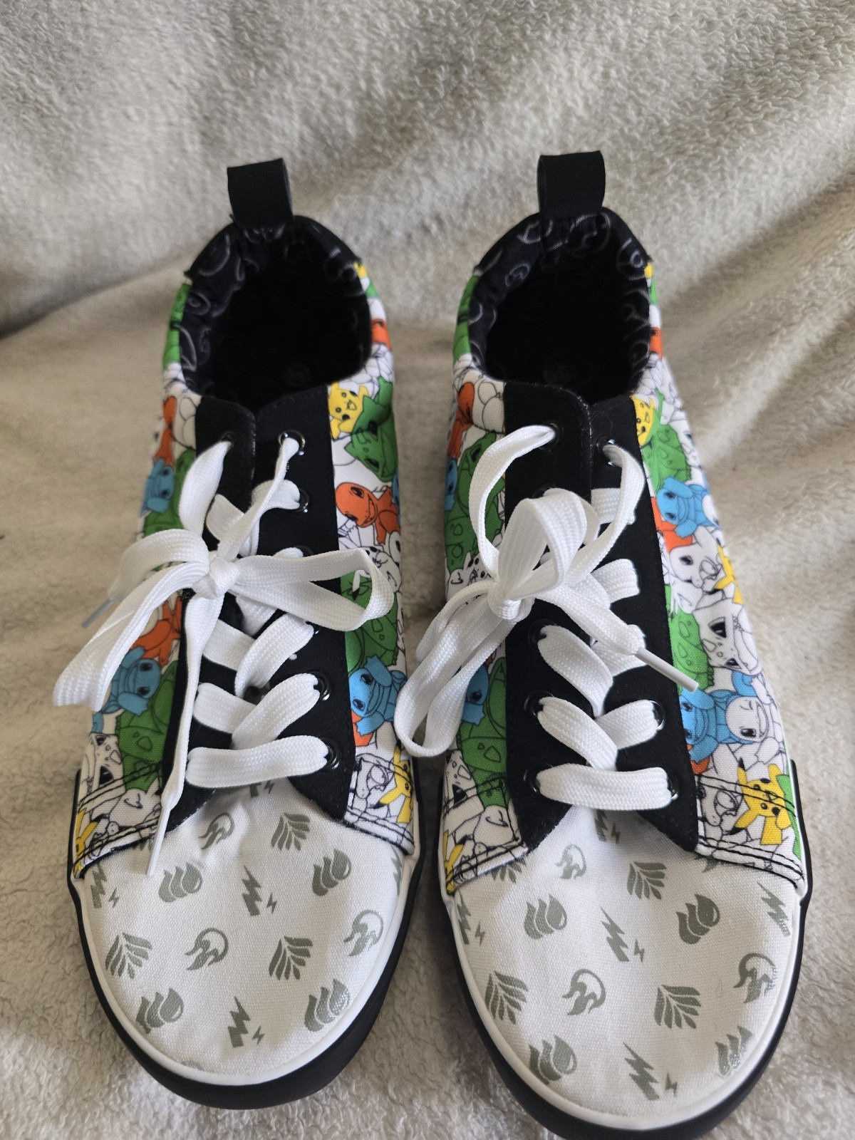 Ground Up Pokémon 2024 Men’s Canvas Multicolor Lace Up Sneakers Pikachu