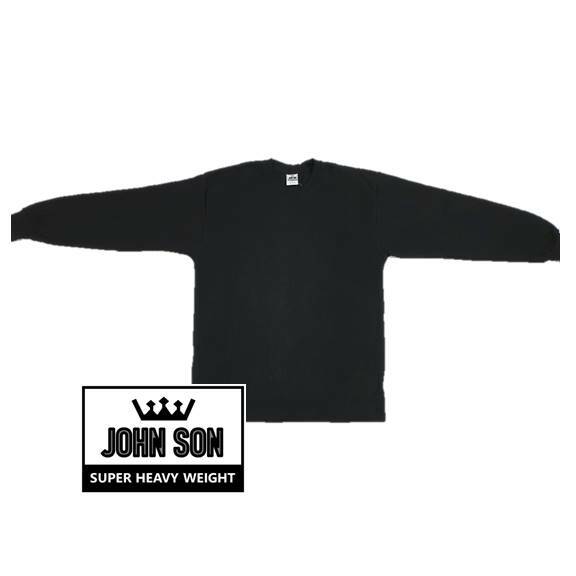 Plain Thermal T-shirts Round Neck [ JOHN SON ] Super Heavy Weight [S~5XL] Single