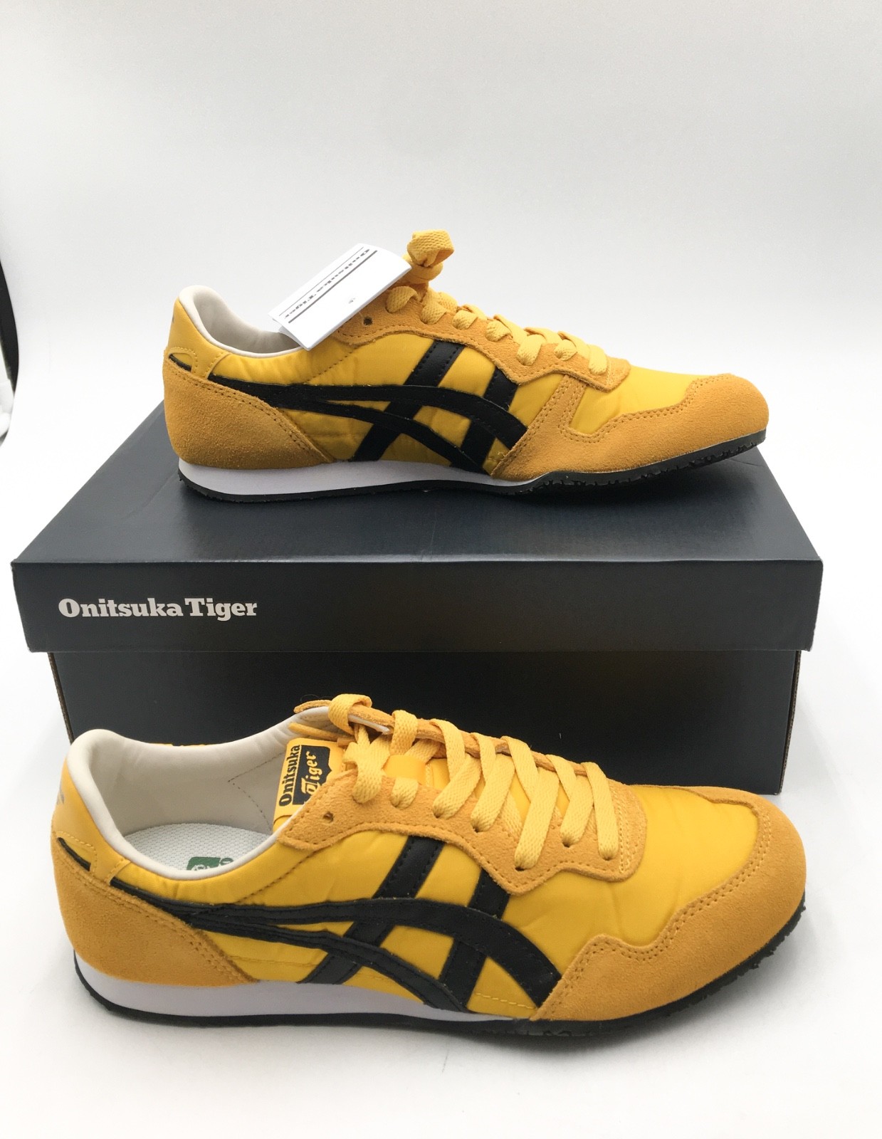 【NEW】Onitsuka Tiger SERRANO Yellow/Black Daily Sneaker (US 7.5) From US