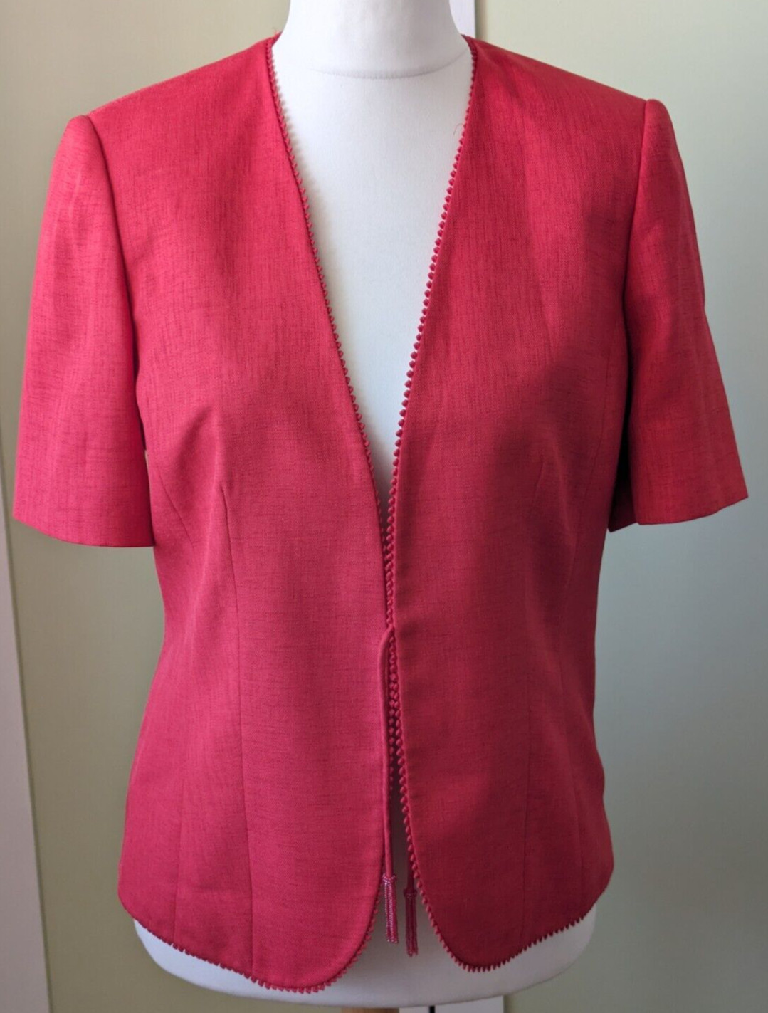 Jacques Vert Jacket Size 12 Red Fully Lined – NEW WITHOUT TAGS