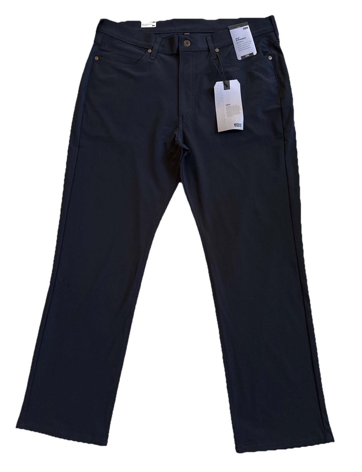 Levi’s Men’s 514 Straight Tech Pants, Navy Blue