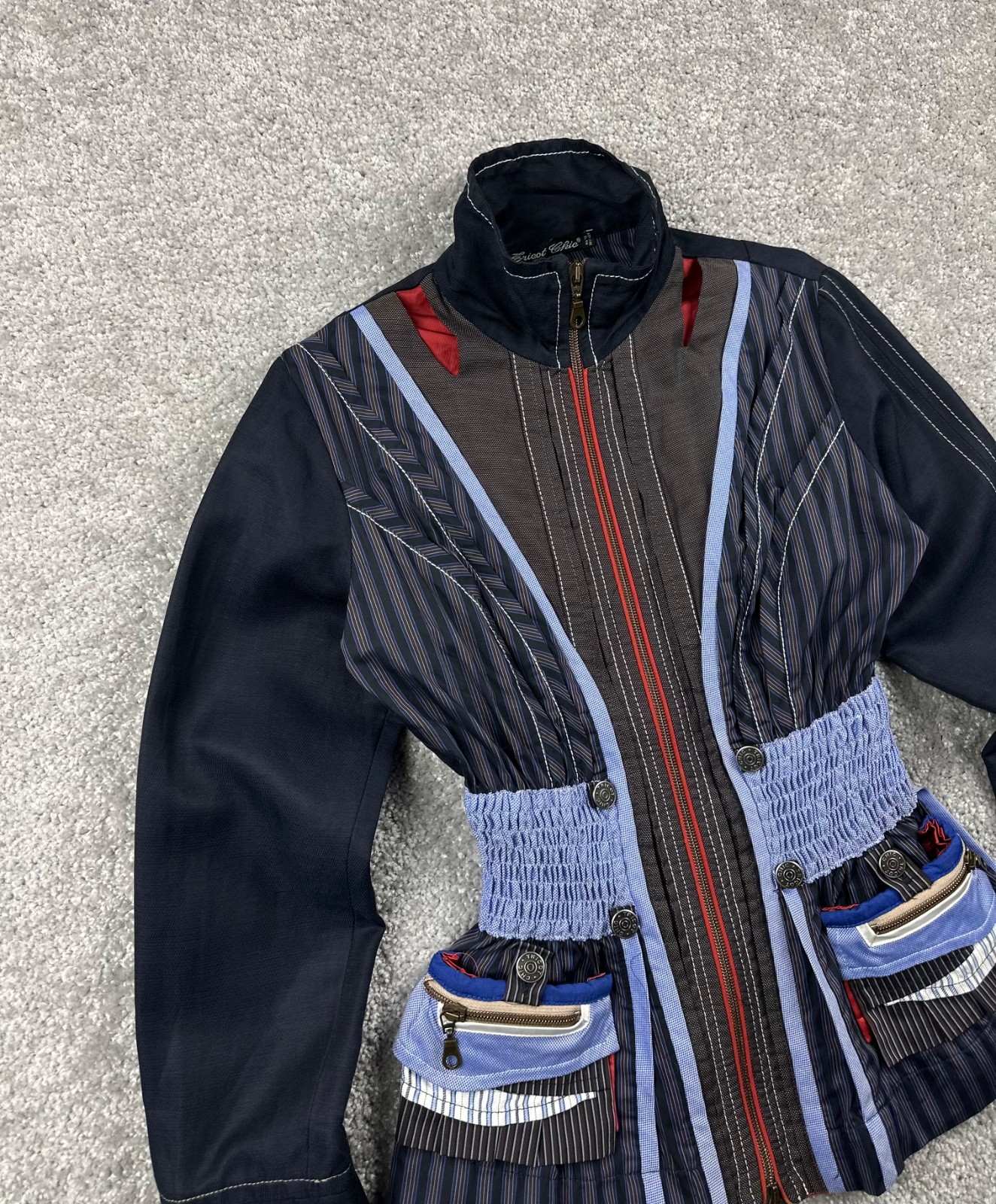 Tricot Chic Women’s Avant Garde Y2K 90s Jacket Size M