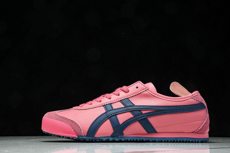 Onits*ka Tiger Mexico 66 Pink Cameo Mako Blue 1183B771-700 Unisex Size 4-11