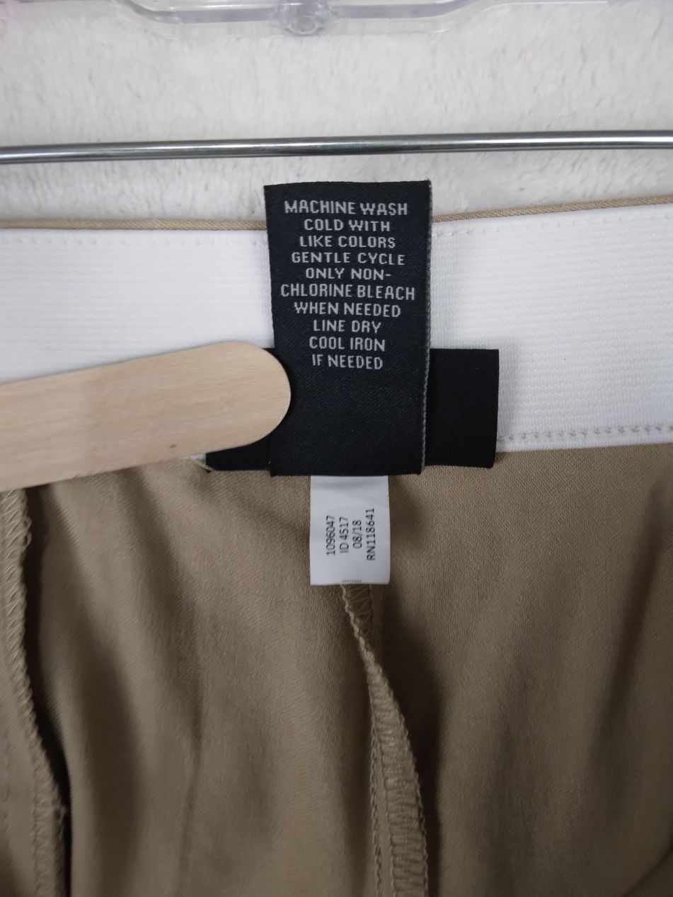 Lane Bryant Women Size 28 50×28 Beige Dress Pants Rayon Blend