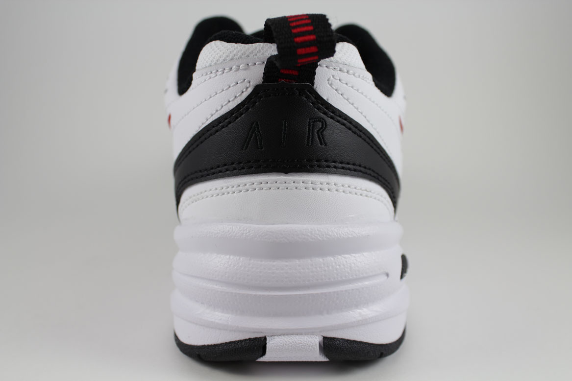 NIKE AIR MONARCH IV 4 EXTRA WIDE 4E EEEE WHITE/BLACK/RED CROSS TRAINER MEN SIZES
