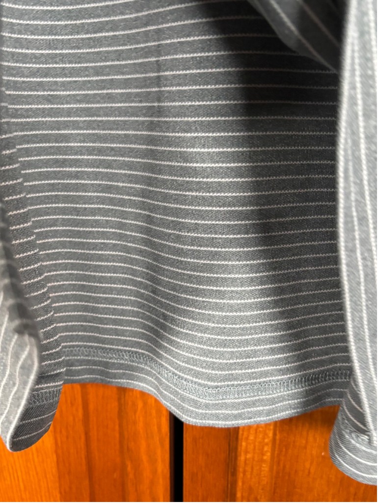 Antigua Collared Polo Shirt Esteem Mini Stripes “Master of Mixes” Gray M XL NWT