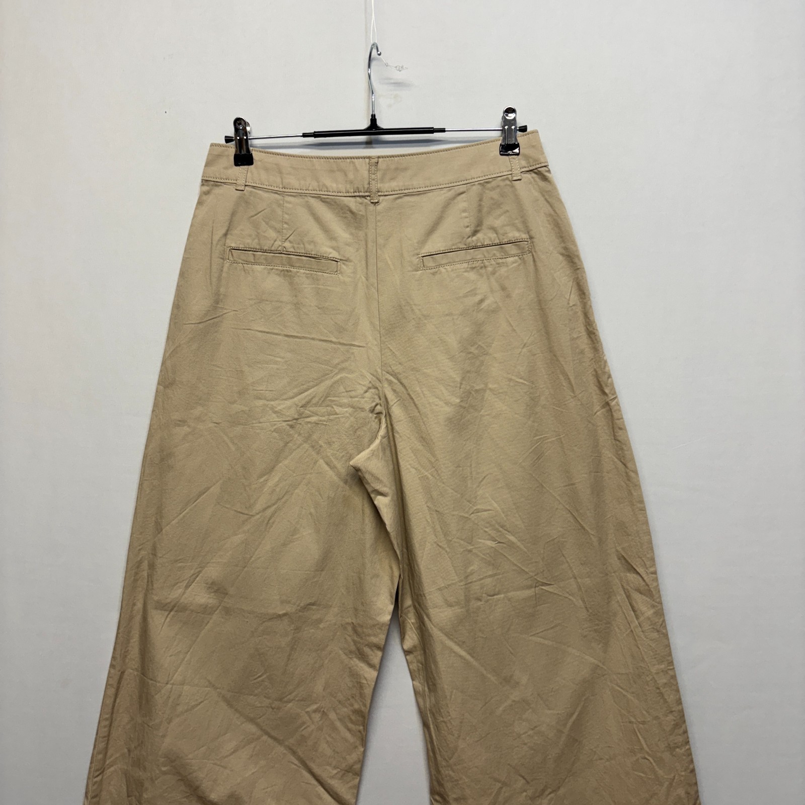 NWT Ann Taylor LOFT Pleated Wide Leg Pants Trouser Size 6 Beige SP24 D077 -27