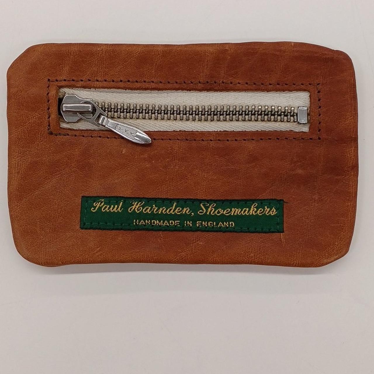Paul Harnden Shoemakers Coin Case Used made in England D0.31 x W5.1in x H3.5in