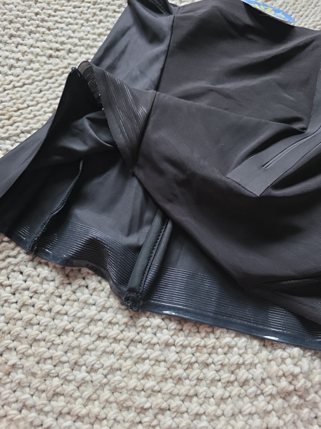 Slimshaper by Miracle Brands Womens Sheer Shaping Waist Cincher Black XL NWT
