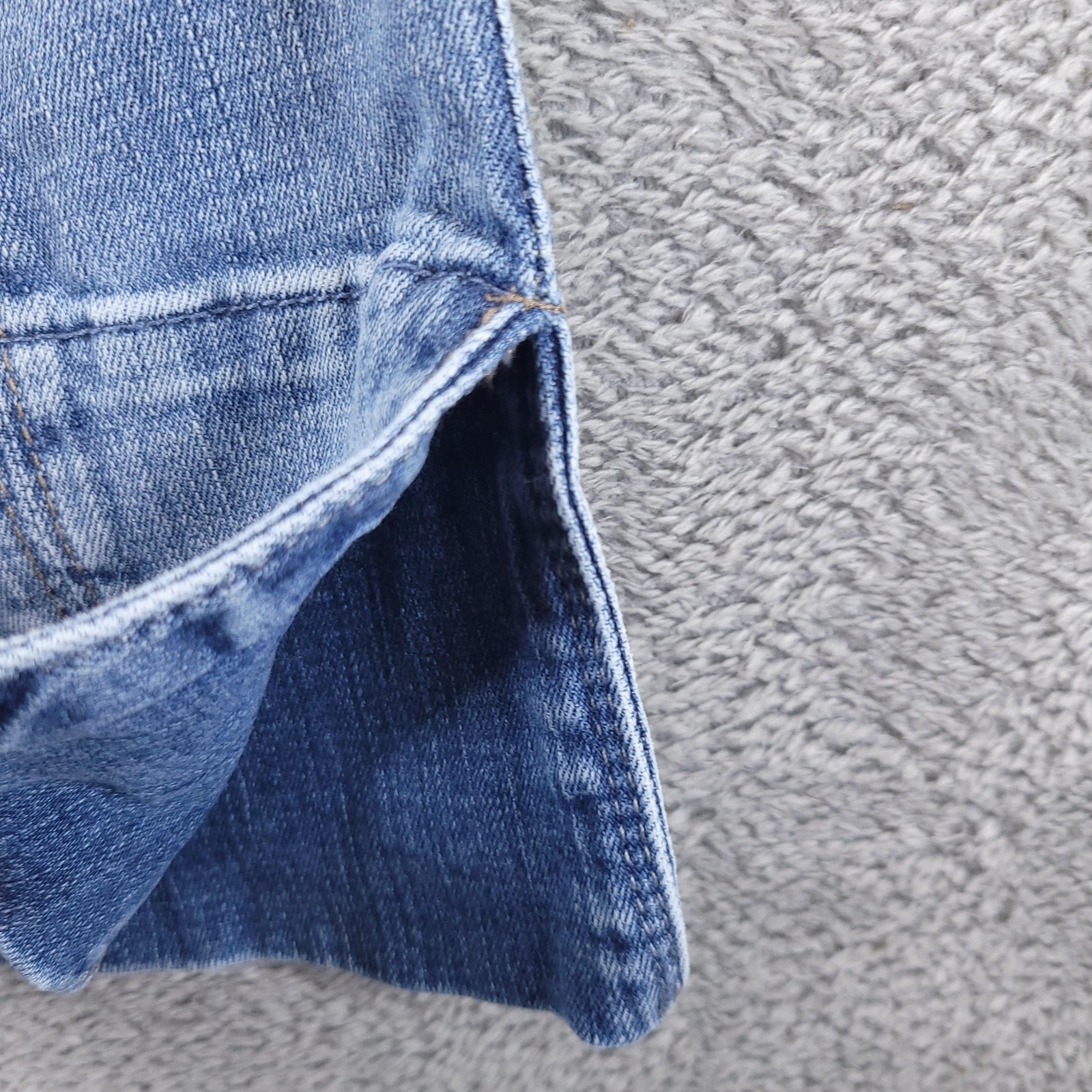 Democracy Jeans Womens 2 Blue High Rise Straight Ab Solution Stretch