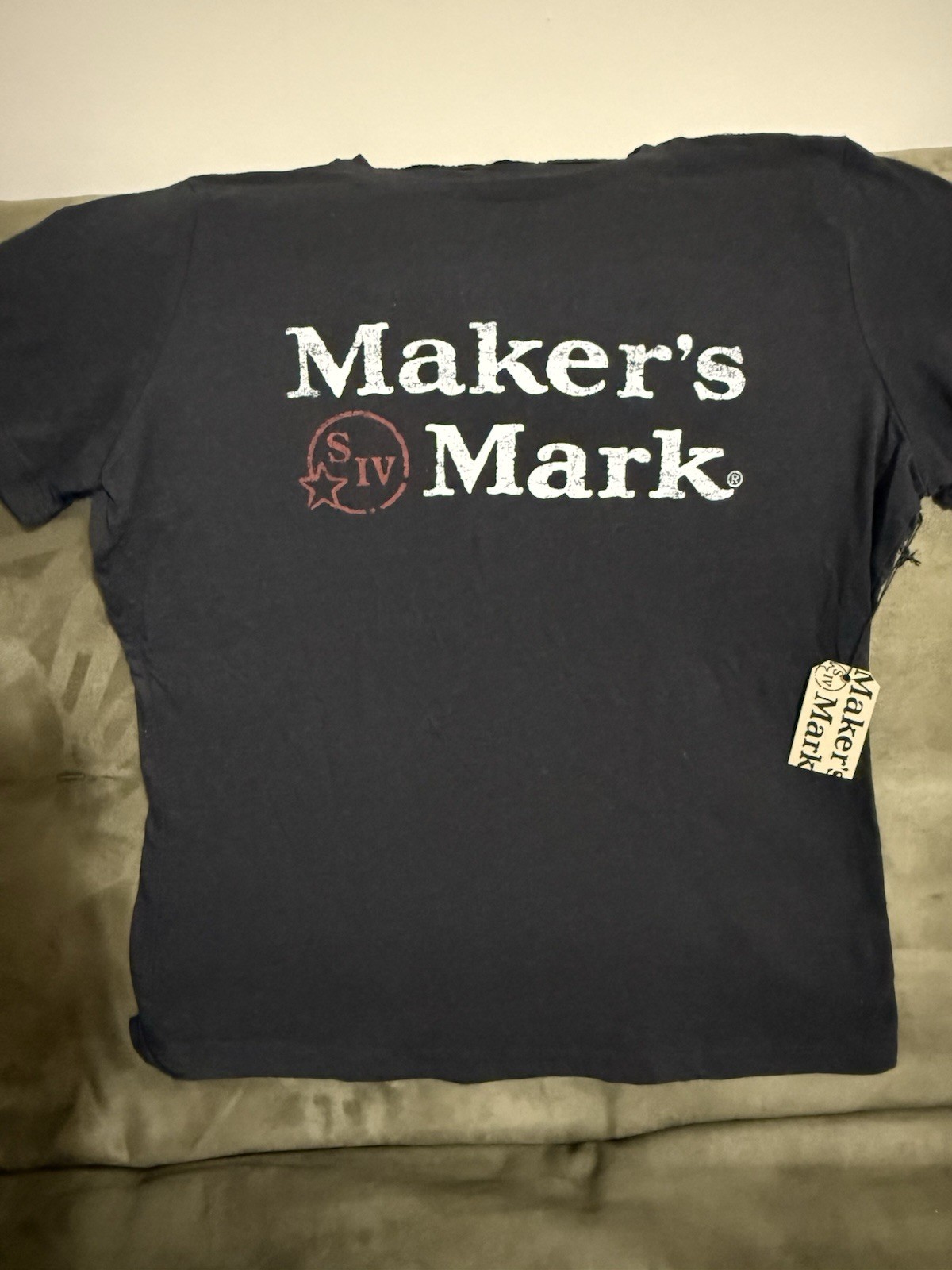 Maker’s Mark bourbon Logo Unisex T-Shirt Kentucky Size Medium